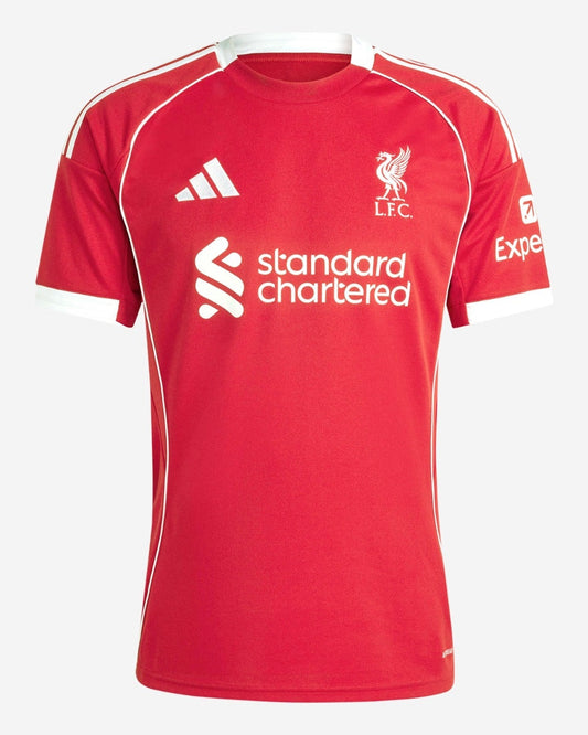 Liverpool Home Soccer Jersey 2025/26 Top Soccer Jerseys Store