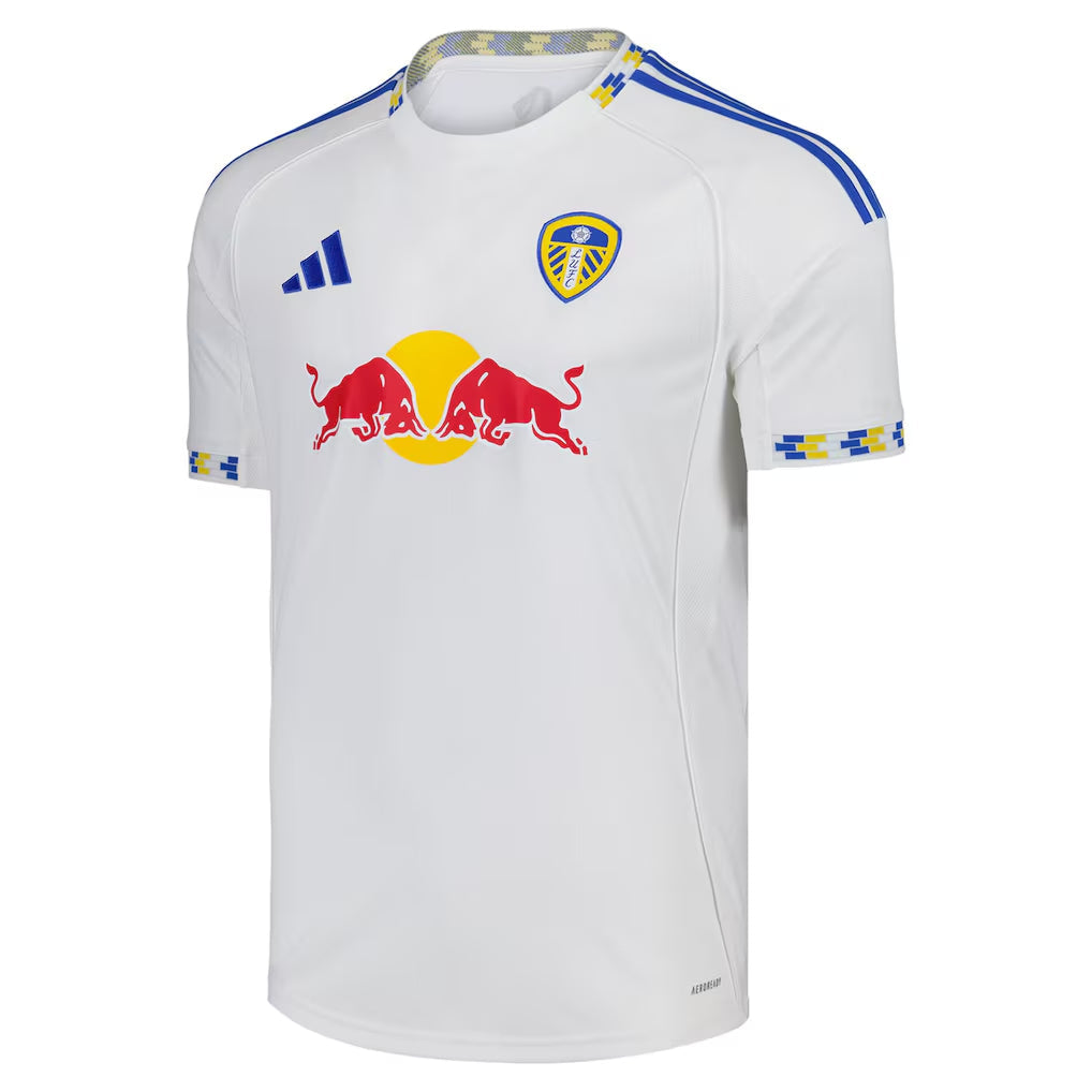 Men's Leeds United Home 2025/26 Soccer Jersey topsoccerjerseys.com