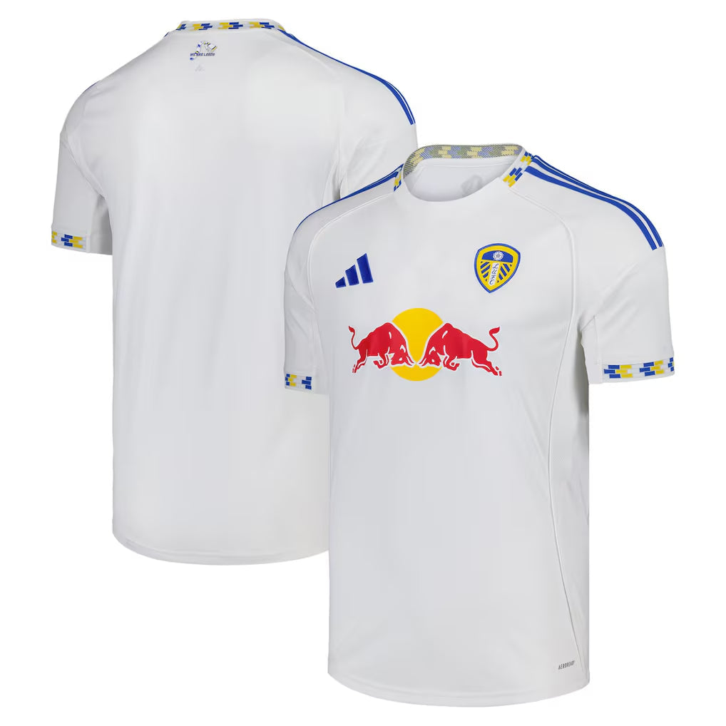 Men's Leeds United Home 2025/26 Soccer Jersey topsoccerjerseys.com