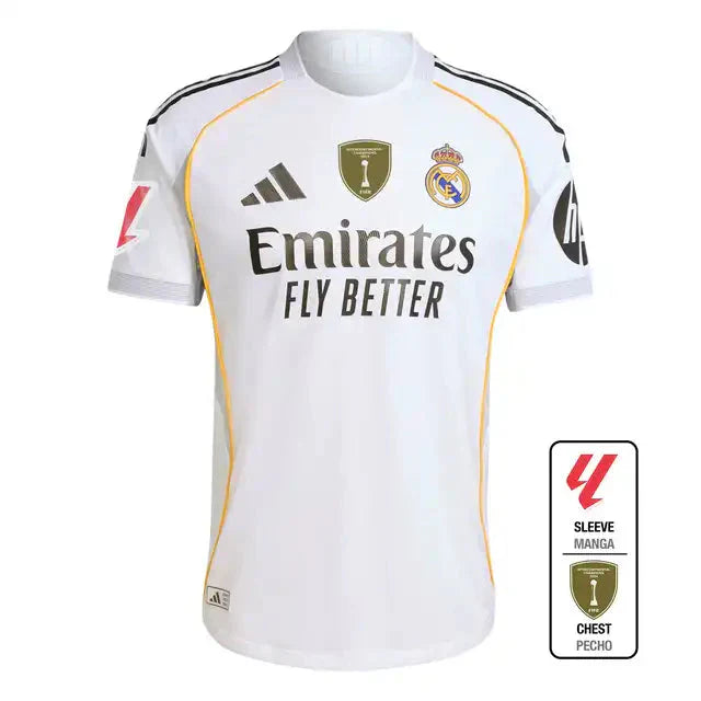 Player Version Real Madrid Home Soccer Jersey 2025/26 Top Soccer Jerseys Store