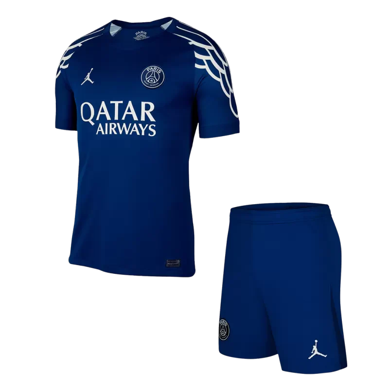 PSG Fourth Away Soccer Jersey Kit(Jersey+Shorts) 2024/25 Go Game Wear