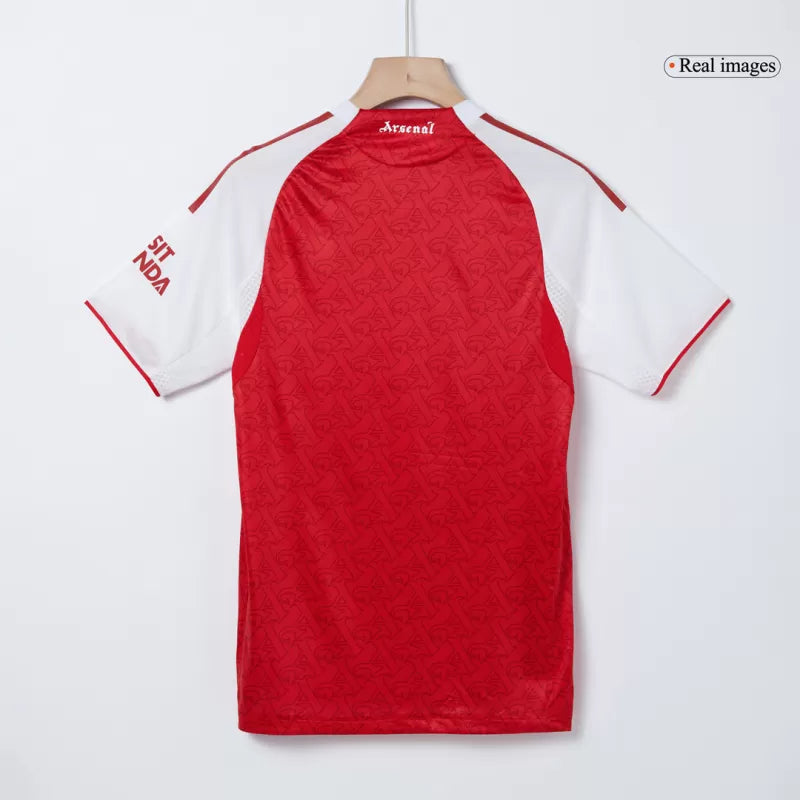 Player Version Arsenal Home Soccer Jersey Kit (Jersey+Shorts) 2025/26 -Slim Fit