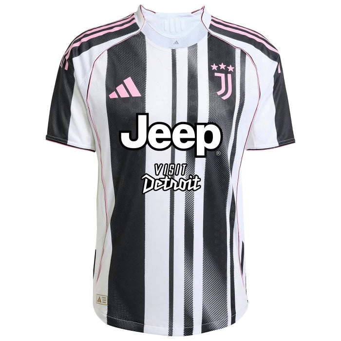 Player Version Juventus Home Soccer Jersey 2025/26 Go Game Wear