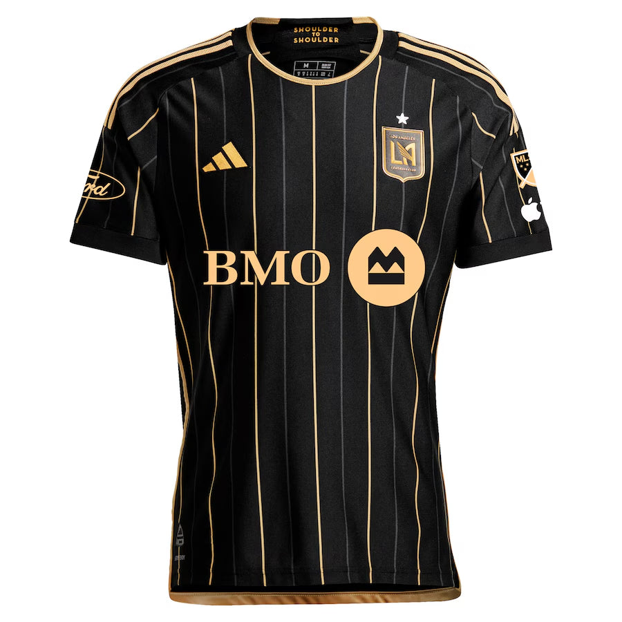 Player Version Men's LAFC #7 Son Heung-Min Black 2024 Home - Slim Fit