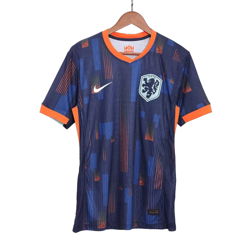 Player Version Netherlands Away Soccer Jersey 2024 EURO - Slim Fit topsoccerjerseys.com