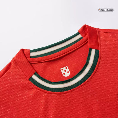 Portugal Home Soccer Jerseys Kids Kit 2025 topsoccerjerseys.com
