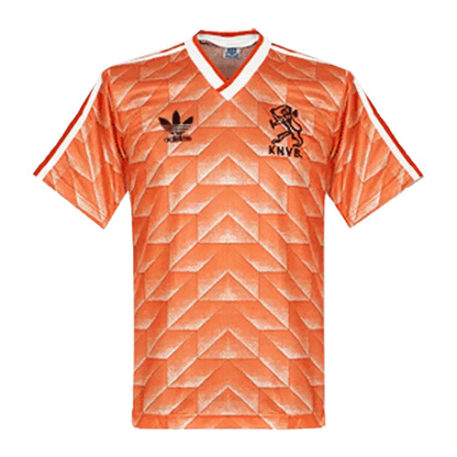 Retro Netherlands Home Soccer Jersey 1988 topsoccerjerseys.com