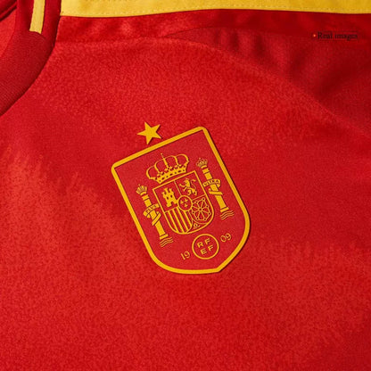Kid's Spain Home Soccer Jersey Kit(Jersey+Shorts) 2024/25 Go Game Wear