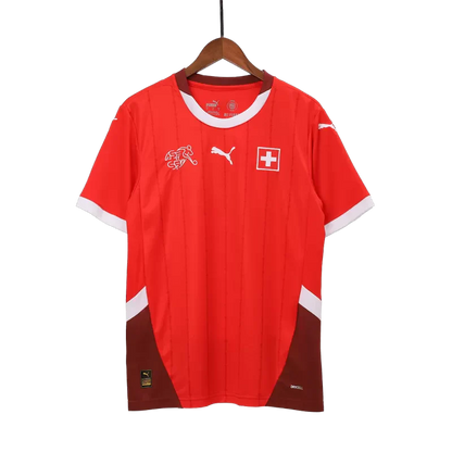Switzerland Home Soccer Jersey Euro 2024 topsoccerjerseys.com