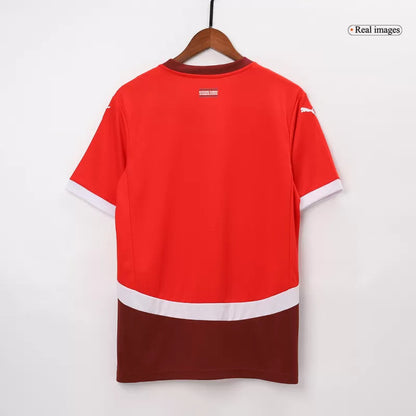 Switzerland Home Soccer Jersey Euro 2024 topsoccerjerseys.com