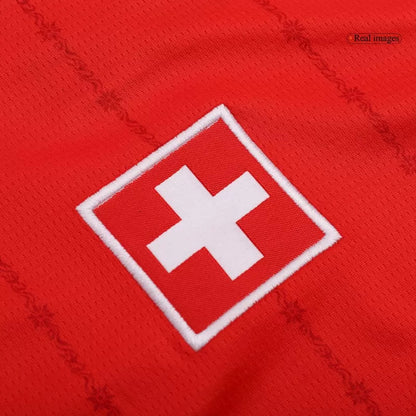 Switzerland Home Soccer Jersey Euro 2024 topsoccerjerseys.com