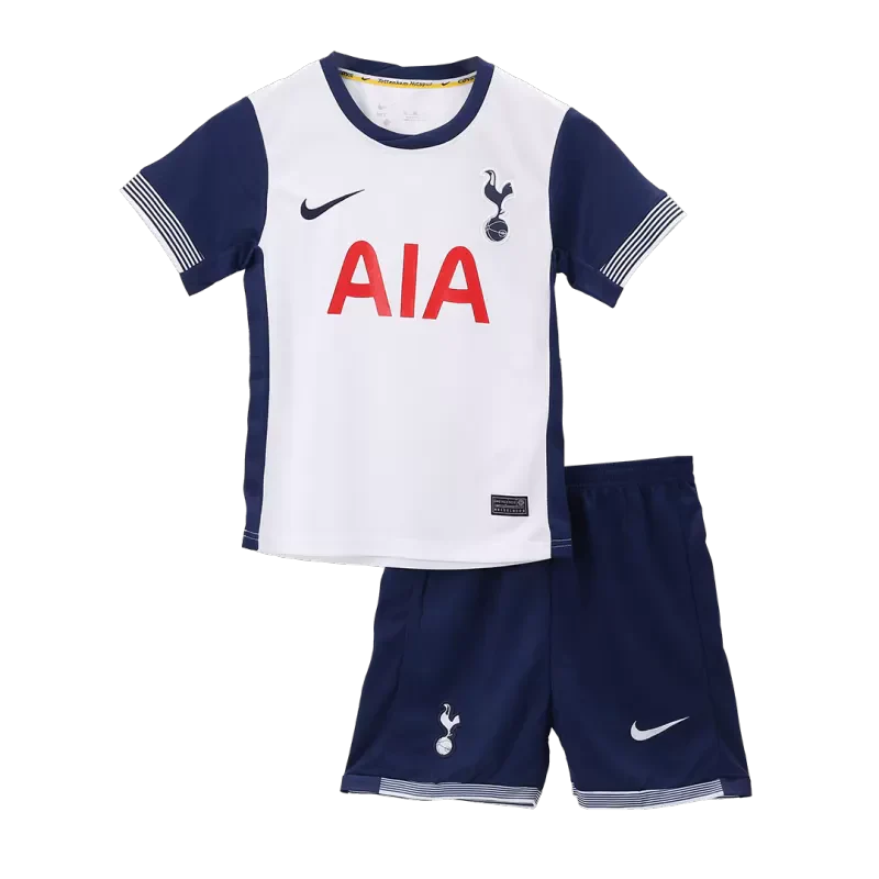 Tottenham Hotspur Kids Home Soccer Jersey 2024/25 (Jersey+Shorts) Go Game Wear