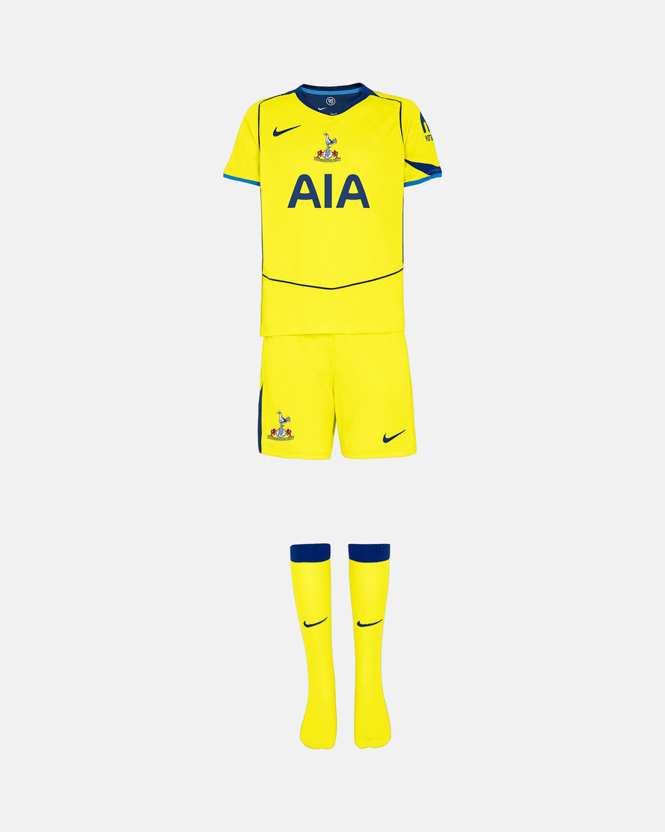 Tottenham Hotspur Kids Third Away Soccer Jersey 2025/26 (Jersey+Shorts+Socks) Top Soccer Jerseys Store
