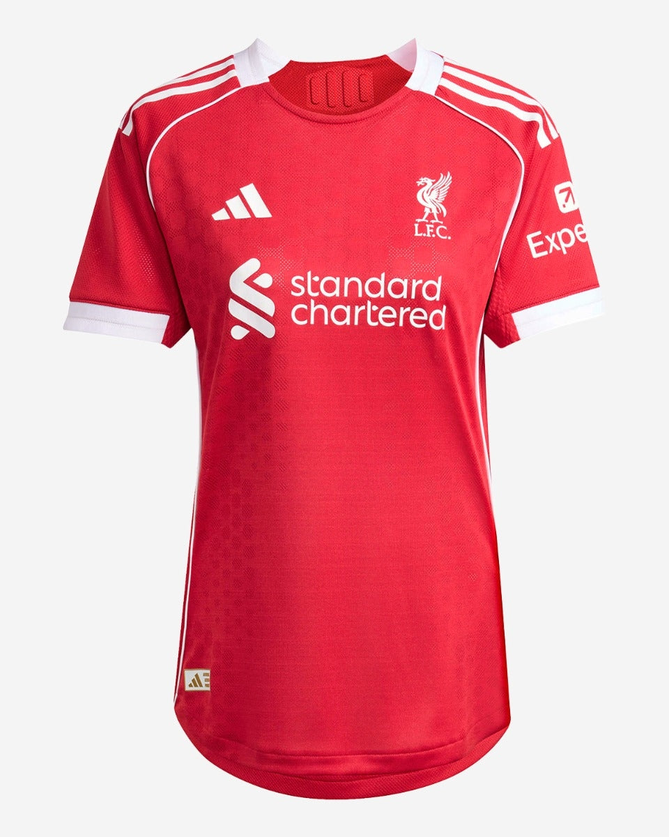 Women's Liverpool Home Soccer Jersey 2025/26 Top Soccer Jerseys Store