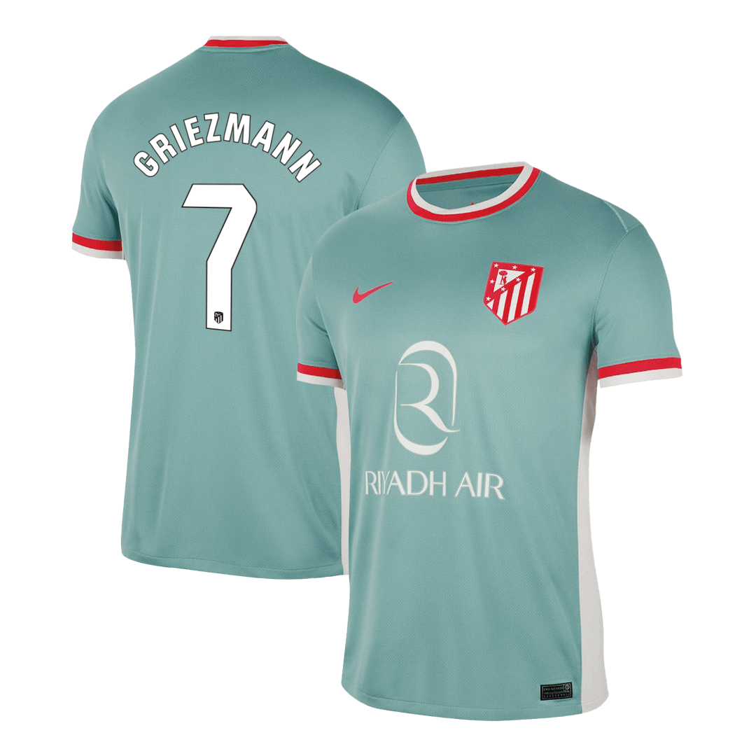 GRIEZMANN #7 Atletico Madrid Away  Soccer Jersey 2024/25 Top Soccer Jerseys Store