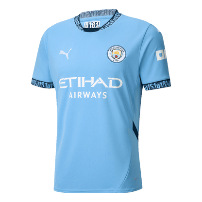 MARMOUSH #7 Manchester City Home  Soccer Jersey 2024/25 - UCL Top Soccer Jerseys Store
