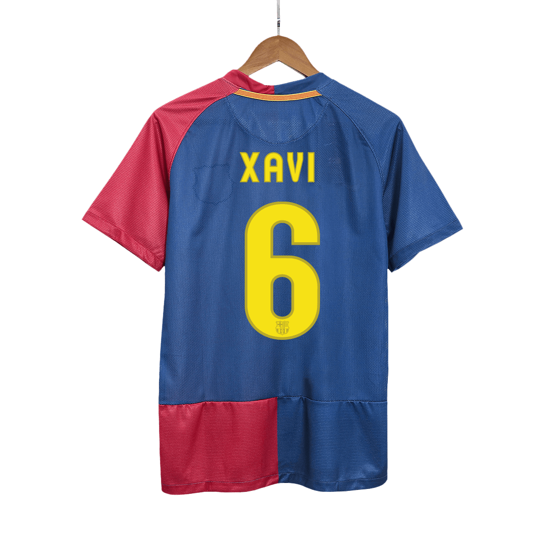 Retro XAVI #6 2008/09 Barcelona Home  Soccer Jersey Top Soccer Jerseys Store