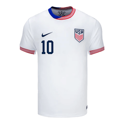 Men's USA PULISIC #10 Home Soccer Jersey Copa América 2024 Go Game Wear