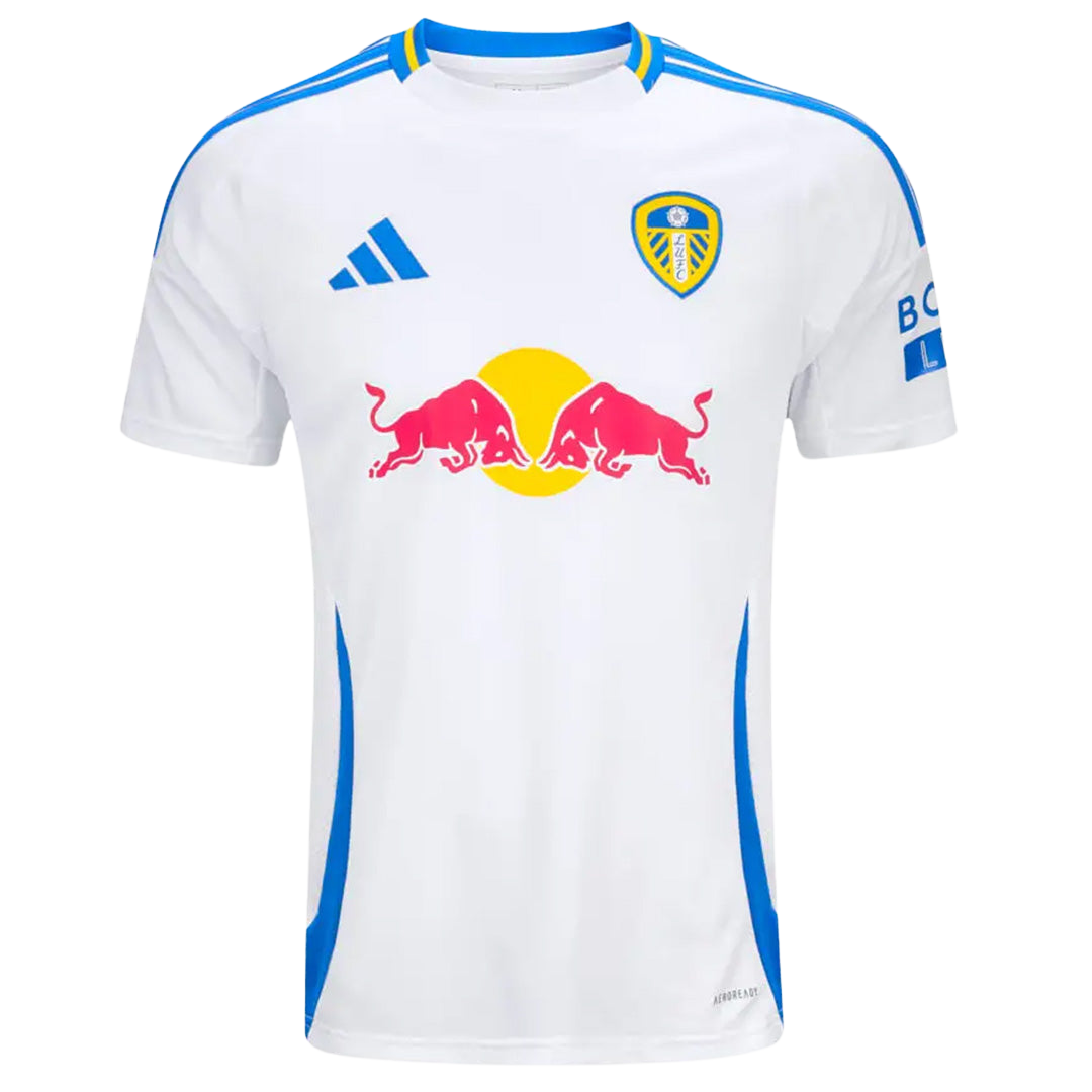 Men's High Quality Leeds United Home 2024/25 Football Shirt topsoccerjerseys.com