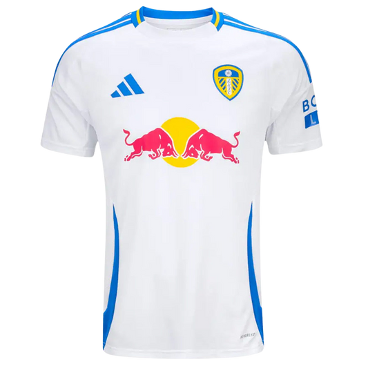 Men's High Quality Leeds United Home 2024/25 Football Shirt topsoccerjerseys.com