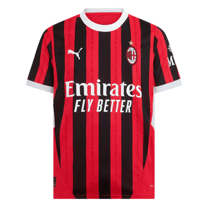 PULISIC #11 AC Milan Home  Soccer Jersey 2024/25 Top Soccer Jerseys Store