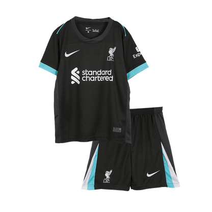 Kid's Liverpool Away  Soccer Jersey Kit(Jersey+Shorts+Socks) 2024/25 Top Soccer Jerseys Store