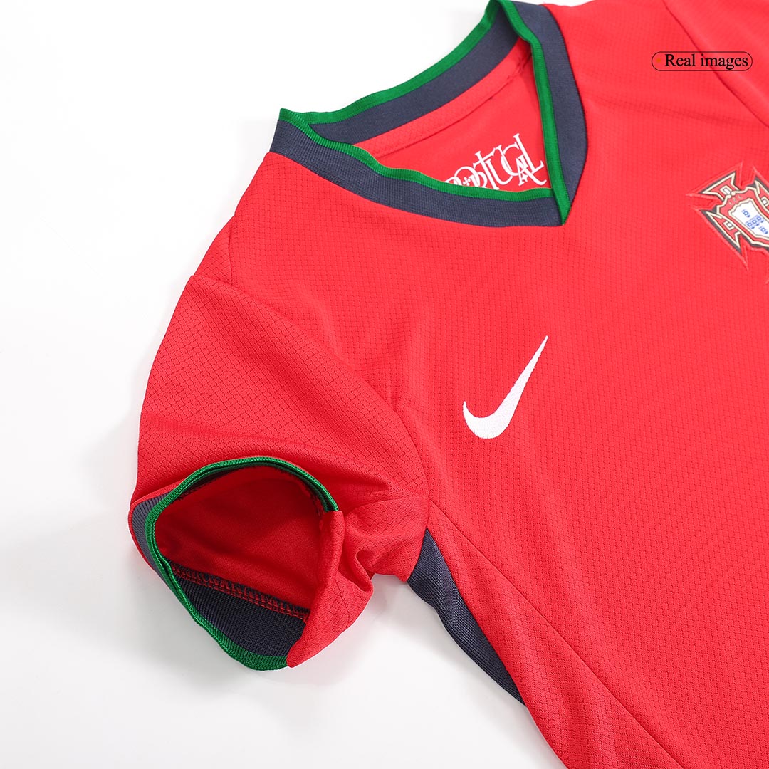 Kid's Portugal Home Jerseys Full Kit Euro 2024 Go Game Wear