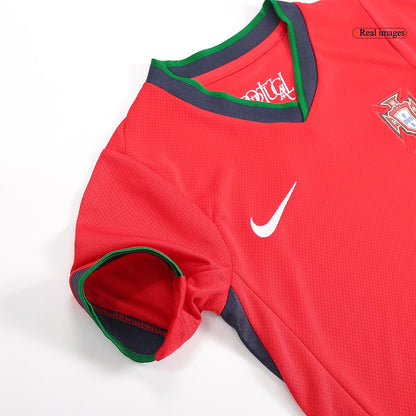 Kid's Portugal Home Jerseys Full Kit Euro 2024 Go Game Wear