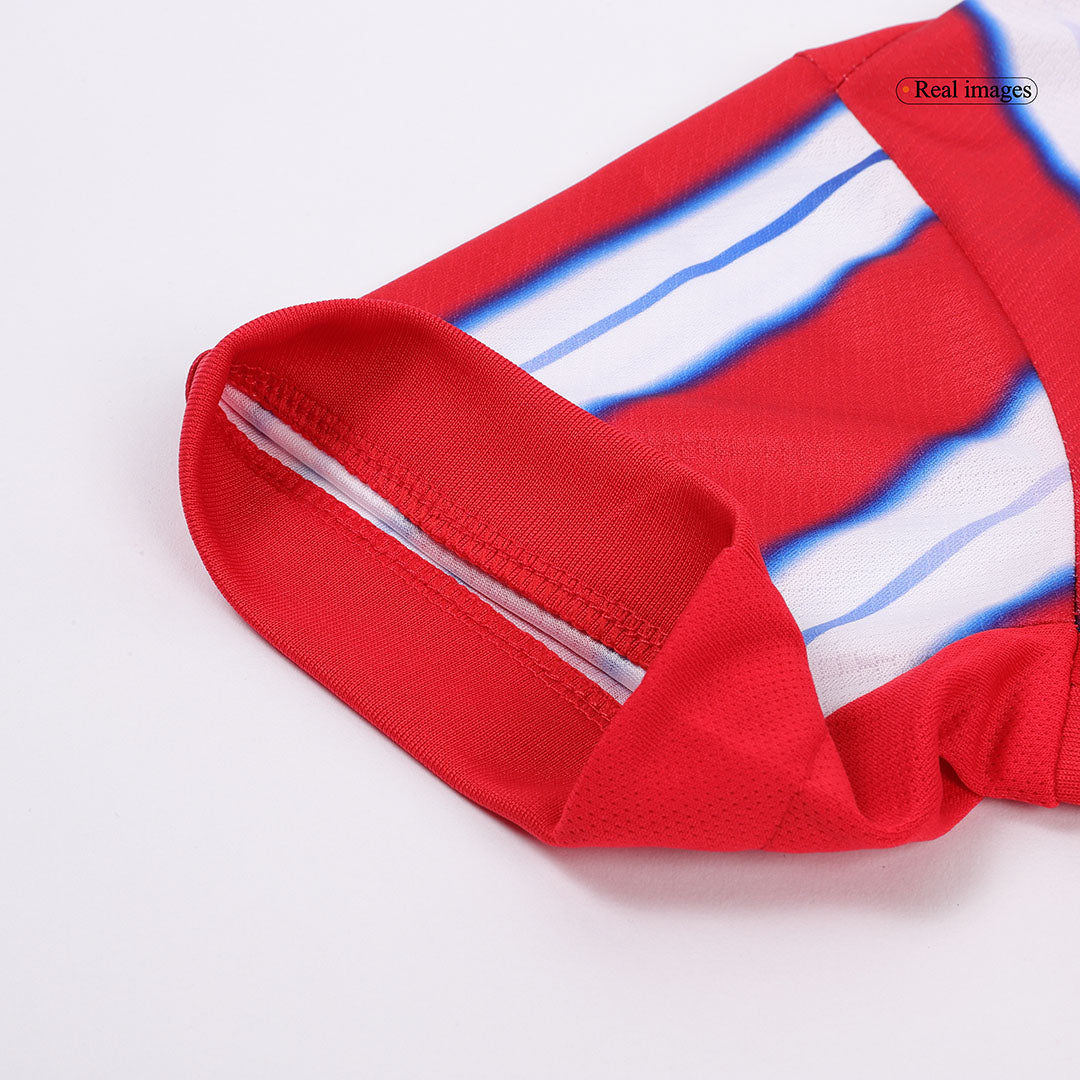 Kid's Atletico Madrid Home  Soccer Jersey Kit(Jersey+Shorts+Socks) 2024/25 Top Soccer Jerseys Store