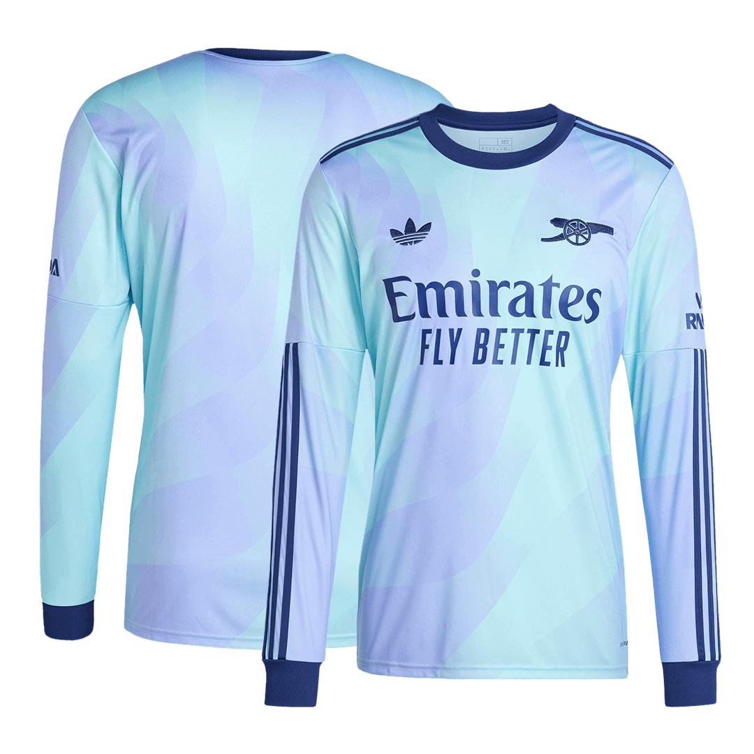 Arsenal Third Away Long Sleeve  Soccer Jersey 2024/25 Top Soccer Jerseys Store