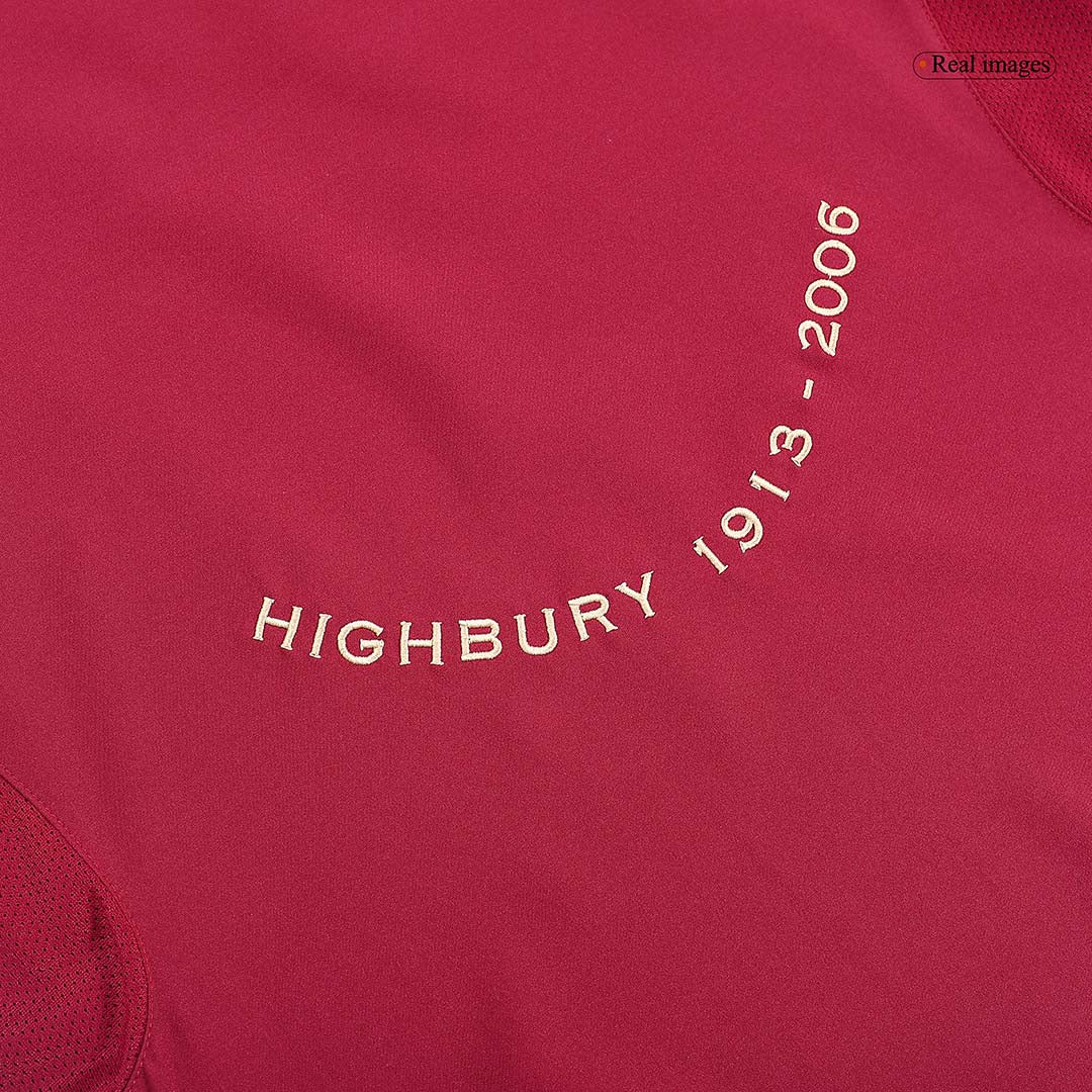 Retro BERGKAMP #10 2005/06 Arsenal Home  Soccer Jersey Top Soccer Jerseys Store