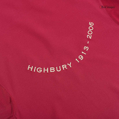 Retro BERGKAMP #10 2005/06 Arsenal Home  Soccer Jersey Top Soccer Jerseys Store