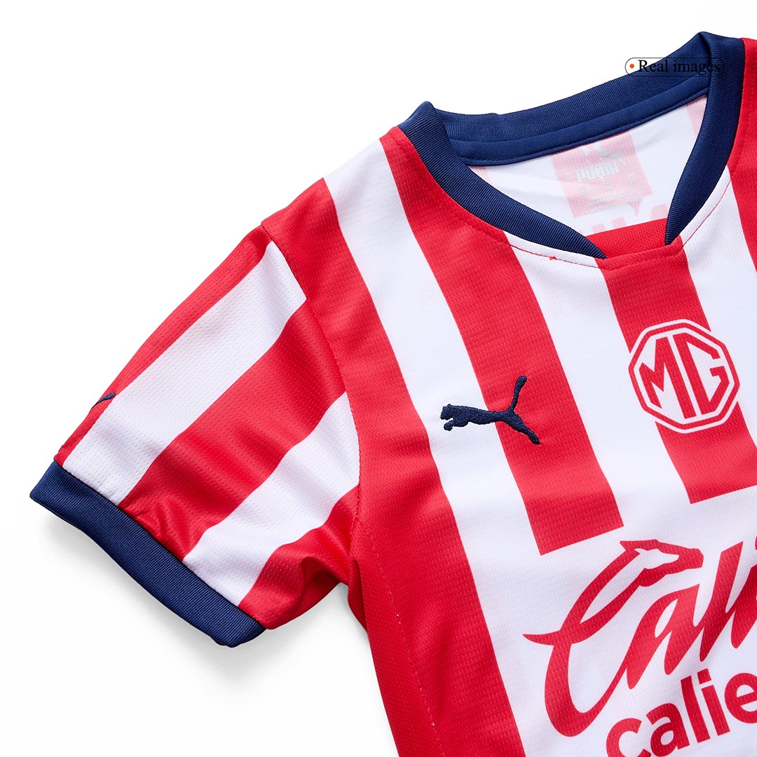 Kid's Chivas Home  Soccer Jersey Kit(Jersey+Shorts) 2024/25 Top Soccer Jerseys Store