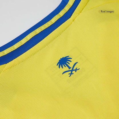 Al Nassr Home  Soccer Jersey Kit(Jersey+Shorts) 2024/25 Top Soccer Jerseys Store