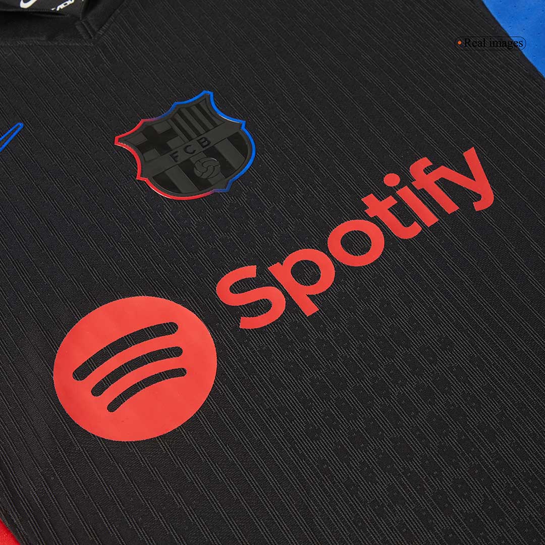 Player Version LAMINE YAMAL #19 Barcelona Away  Soccer Jersey 2024/25k - UCL?Spotify Logo Without Text? Top Soccer Jerseys Store