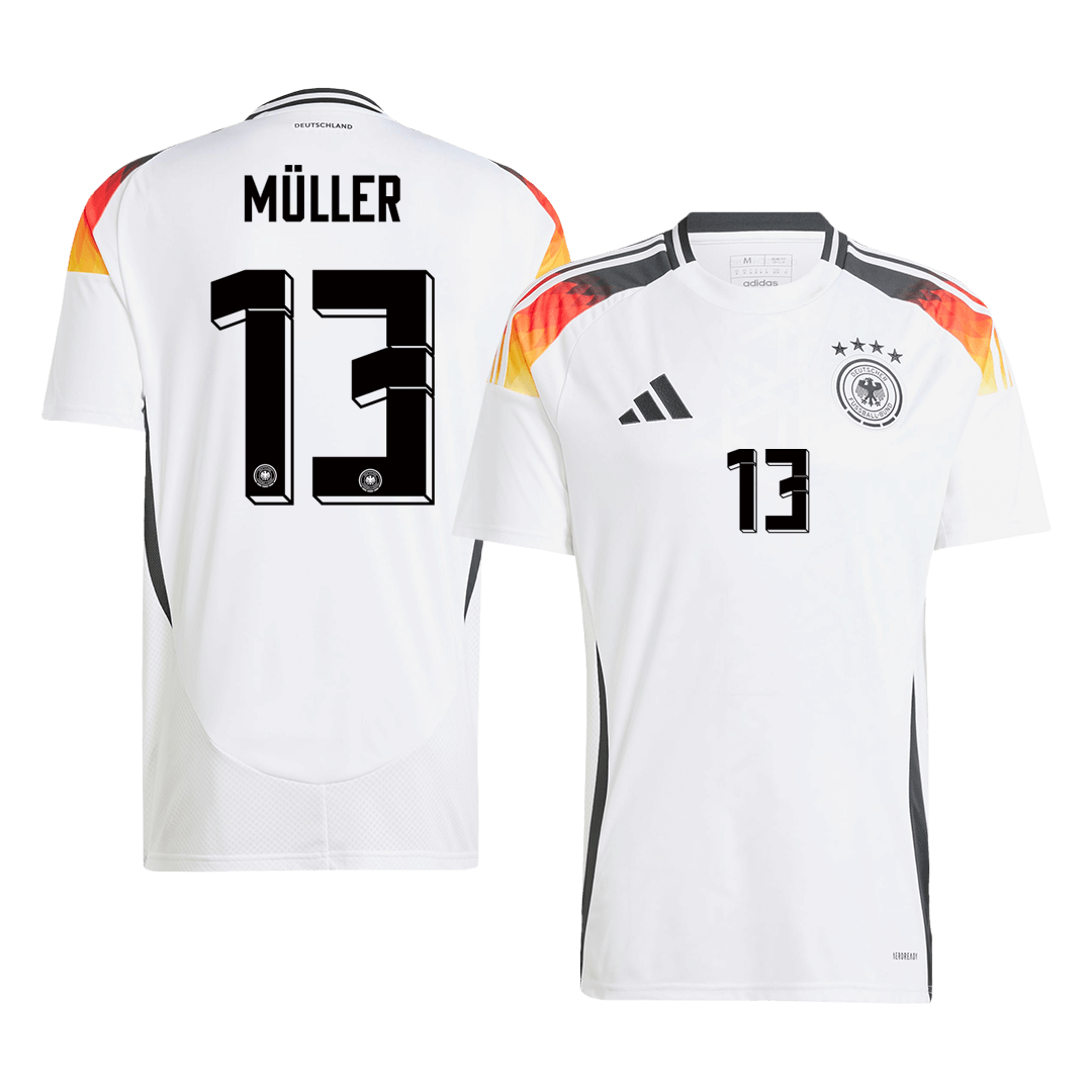MÜLLER #13 Germany Home  Soccer Jersey Euro 2024 Top Soccer Jerseys Store