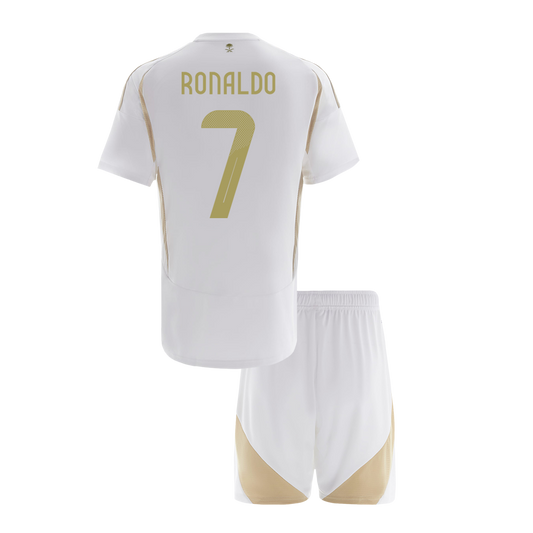 Kid's RONALDO #7 Al Nassr Third Away  Soccer Jersey Kit(Jersey+Shorts) 2024/25 - ACL Top Soccer Jerseys Store