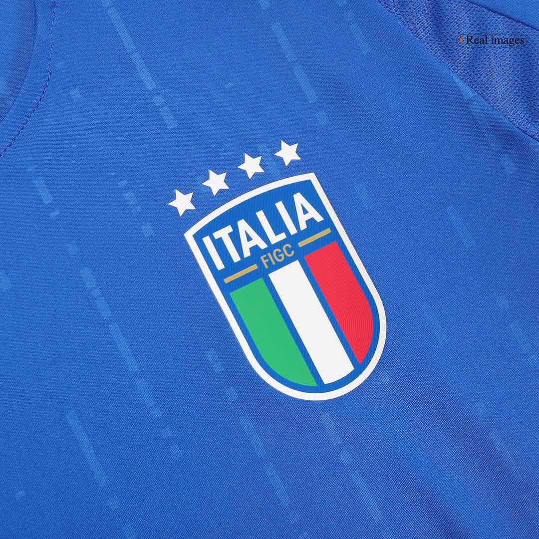 Player Version CHIESA #14 Italy Home  Soccer Jersey Euro 2024 Top Soccer Jerseys Store