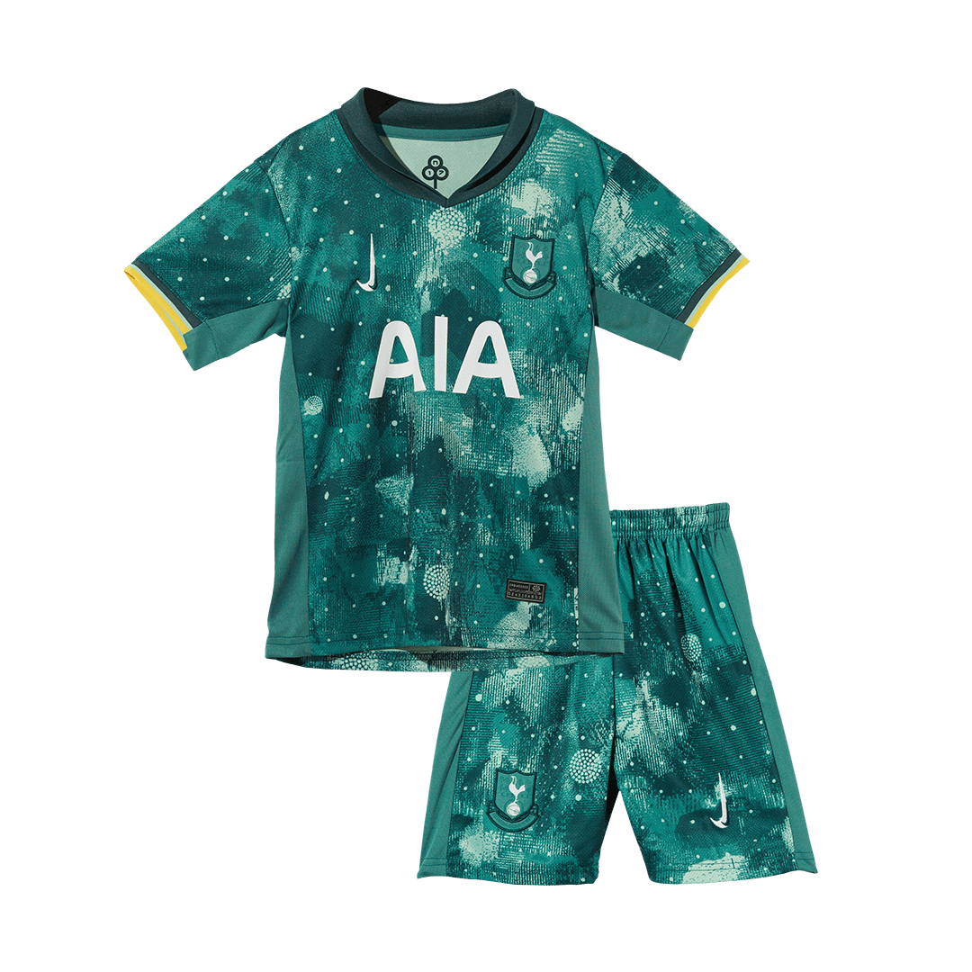 Kid's Tottenham Hotspur Third Away  Soccer Jersey Kit(Jersey+Shorts) 2024/25 Top Soccer Jerseys Store