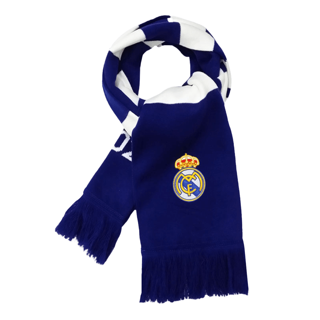 Real Madrid Soccer knitting Scarf Blue&White Top Soccer Jerseys Store