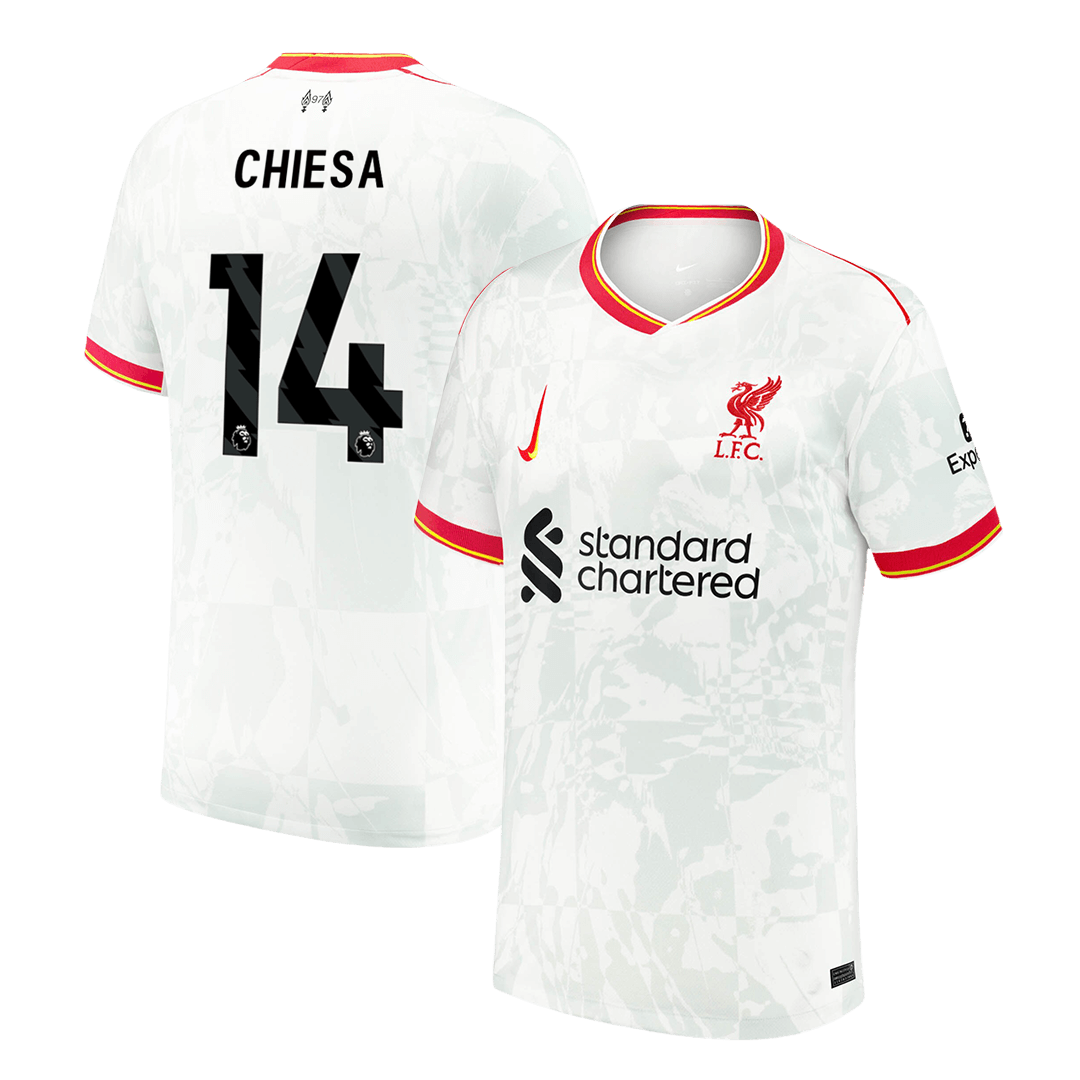 CHIESA #14 Liverpool Third Away  Soccer Jersey 2024/25 Top Soccer Jerseys Store