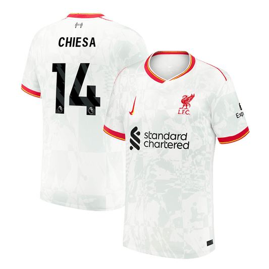 CHIESA #14 Liverpool Third Away  Soccer Jersey 2024/25 Top Soccer Jerseys Store