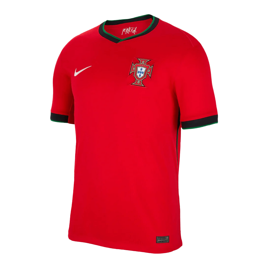 [Super Quailty] Men's Portugal Home Jersey (Jersey+Shorts) Kit Euro 2024 Go Game Wear