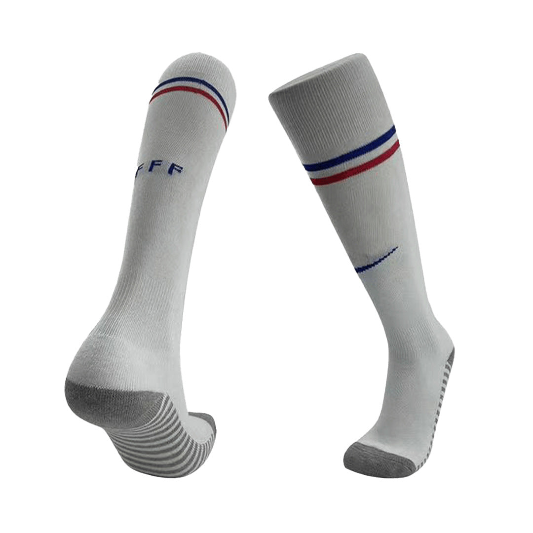 Kid's France Away Soccer Socks Euro 2024 Go Game Wear