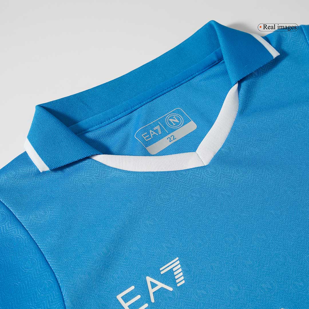 Kid's Napoli Home  Soccer Jersey Kit(Jersey+Shorts) 2024/25 Top Soccer Jerseys Store