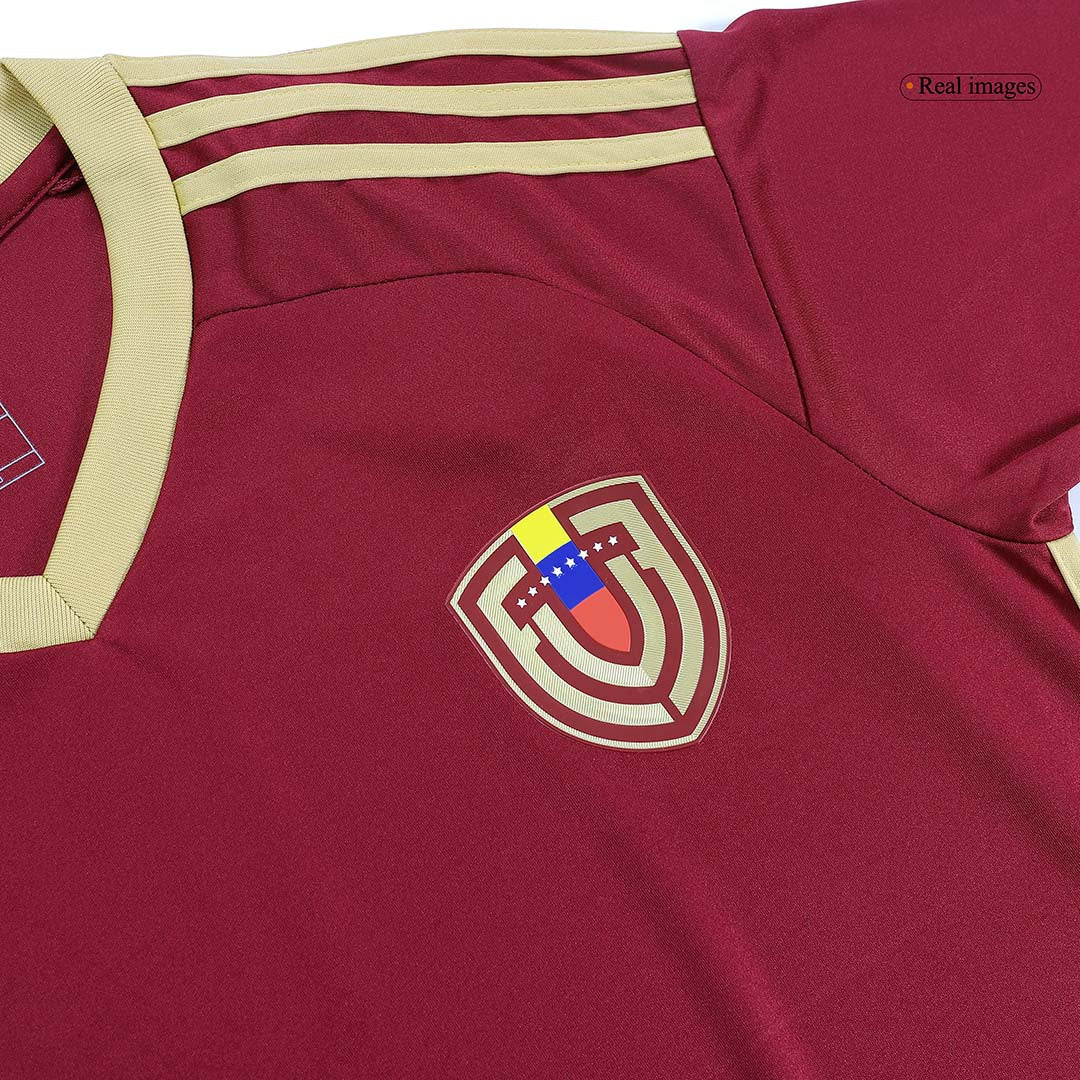 Men's Venezuela Home Soccer Jersey Copa América 2024 topsoccerjerseys.com