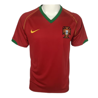 Classic Portugal Home Jersey 2006 Go Game Wear