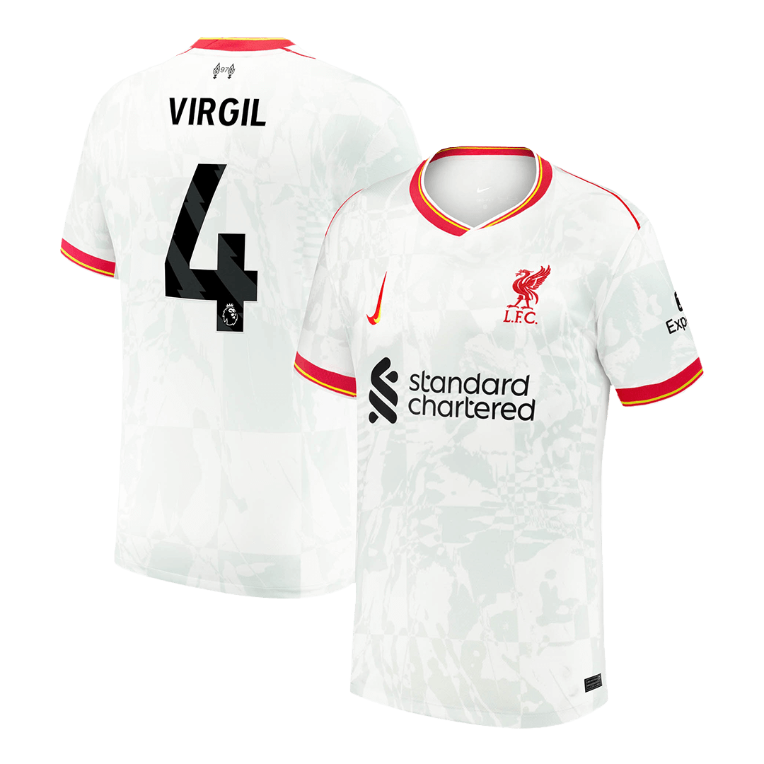 VIRGIL #4 Liverpool Third Away  Soccer Jersey 2024/25 Top Soccer Jerseys Store