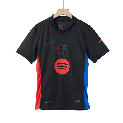 Player Version Barcelona Away  Soccer Jersey 2024/25 - Spotify Logo Without Text Top Soccer Jerseys Store