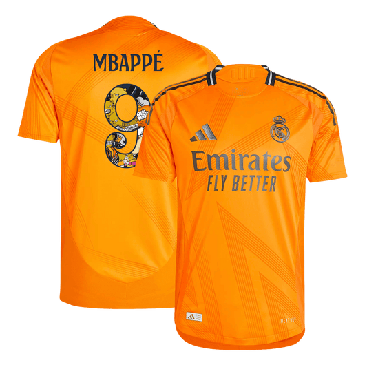 Player Version MBAPP? #9 Real Madrid Away  Soccer Jersey 2024/25 - Bear Champ Font Top Soccer Jerseys Store